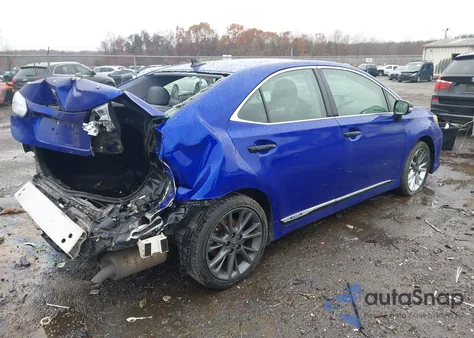 2010 Lexus Hs 250H Premium z USA, uszkodzony, nr VIN JTHBB1BA3A2014672